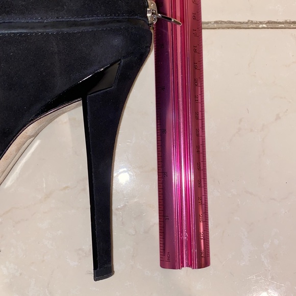 CHRISTIAN DIOR Graphic Suede Bootie - Picture 7 of 8